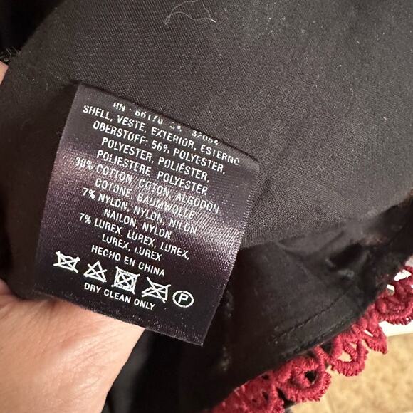 Anthropologie Floral Dress with Black Base - Picture 9 of 11